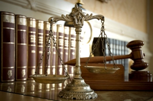 Scales of Justice and Judge`s gavel